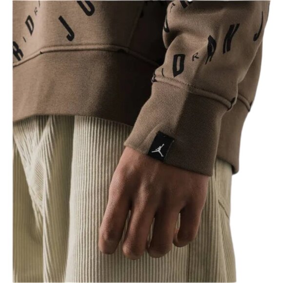 Nike Air Jordan Men's Matching Tracksuit Set Jumpman Sweatsuit Mocha Brown NWT - Picture 8 of 14